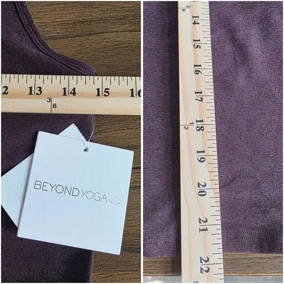 Beyond Yoga Spacedye Step Up Racerback Tank Dark Brown Women’s Size Medium NWT - Picture 8 of 9